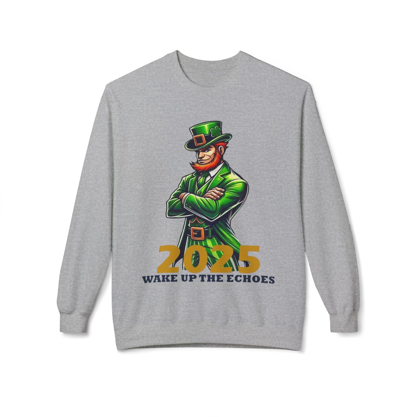 Notre Dame Crewneck Sweatshirt - 2025 Wake Up The Echoes