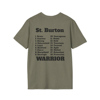 Saint Burton Warrior T-Shirt - Strength & Triumph