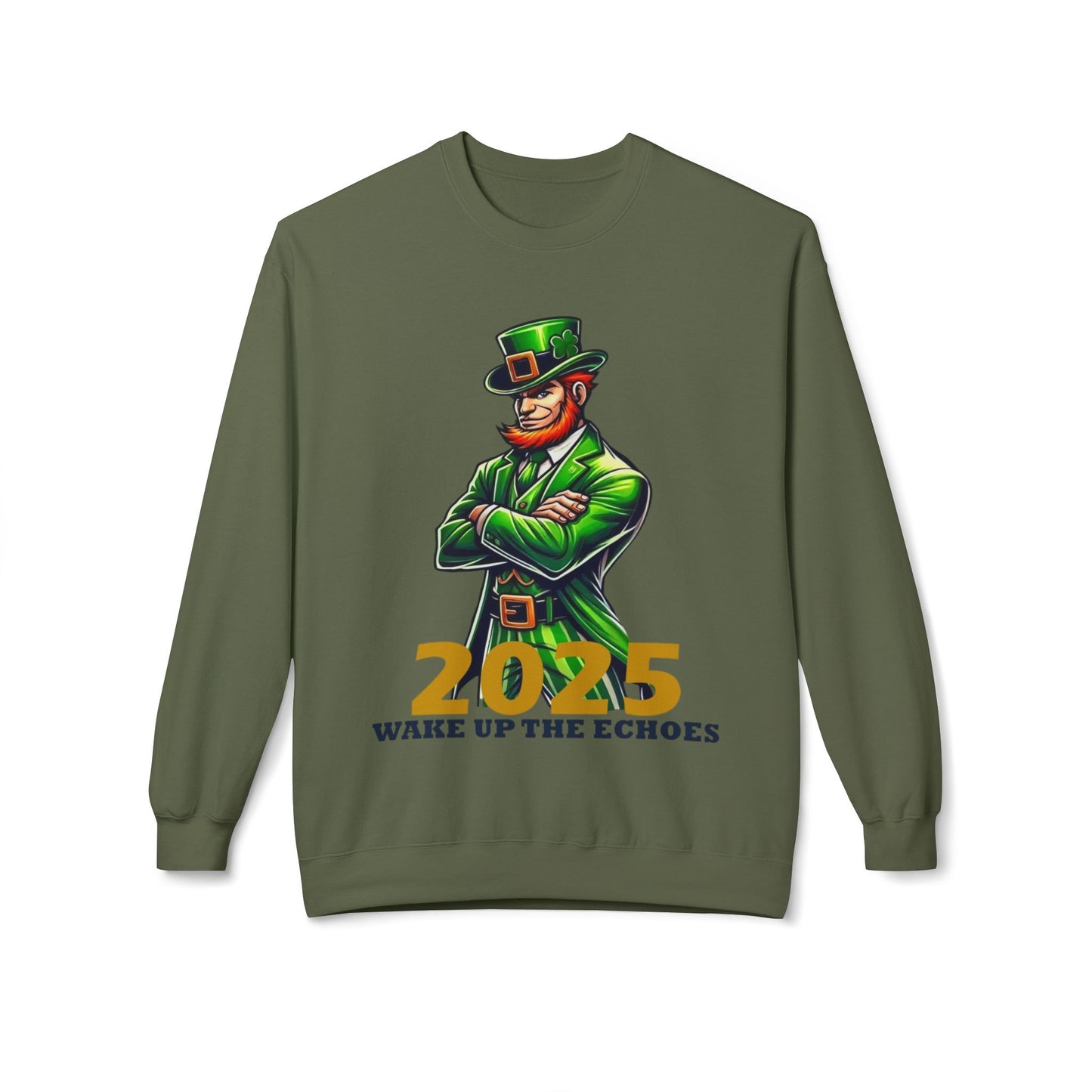 Notre Dame Crewneck Sweatshirt - 2025 Wake Up The Echoes